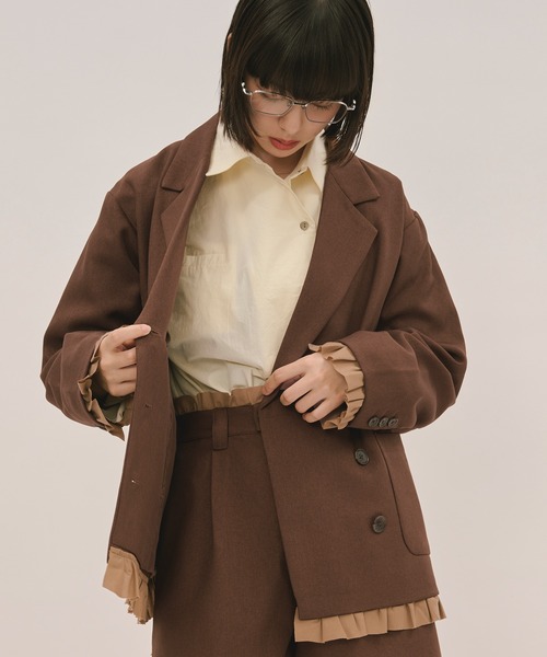 「loin nuit」 ショートパンツ FREE グレー レディース_画像3