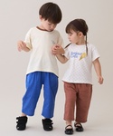 ワイドパンツ パンツ 綿レーヨン8分丈ゆるパン...の詳細画像4