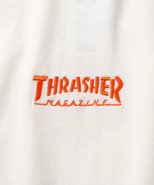 「THRASHER」 長袖Tシャツ LL ホワイト メンズ_画像5