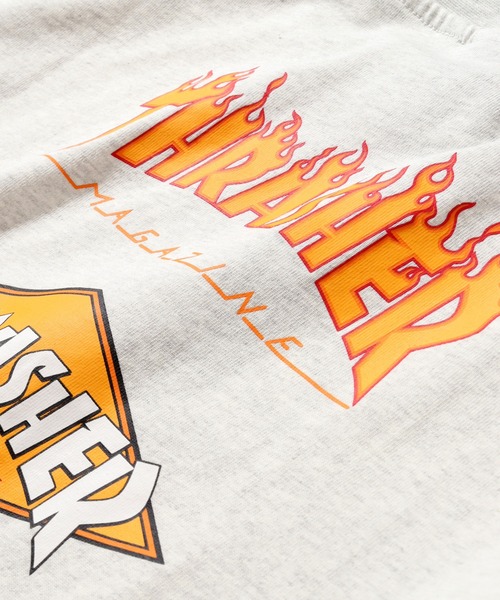 「THRASHER」 長袖Tシャツ LL ホワイト メンズ_画像9