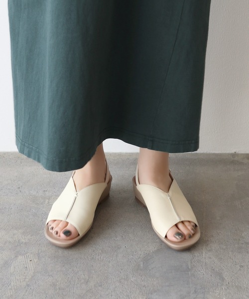 「MODE KAORI」 フラットサンダル L アイボリー レディース_画像8
