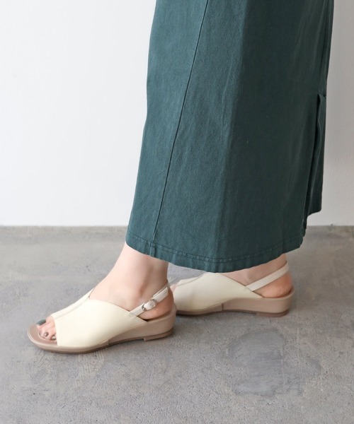 「MODE KAORI」 フラットサンダル L アイボリー レディース_画像9