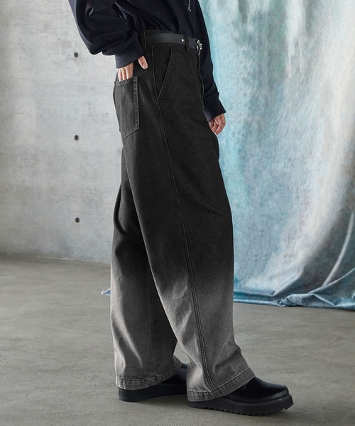 「SERACE」 デニムパンツ S ブラック メンズ_画像9