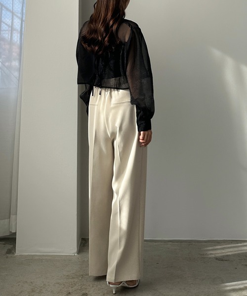 「Louere」 長袖シャツ LARGE ブラック レディース_画像8