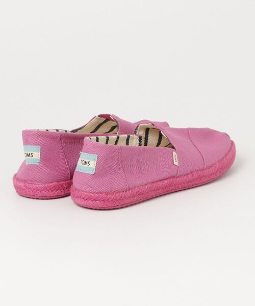 「TOMS」 スリッポン 24cm ピンク レディース_画像2