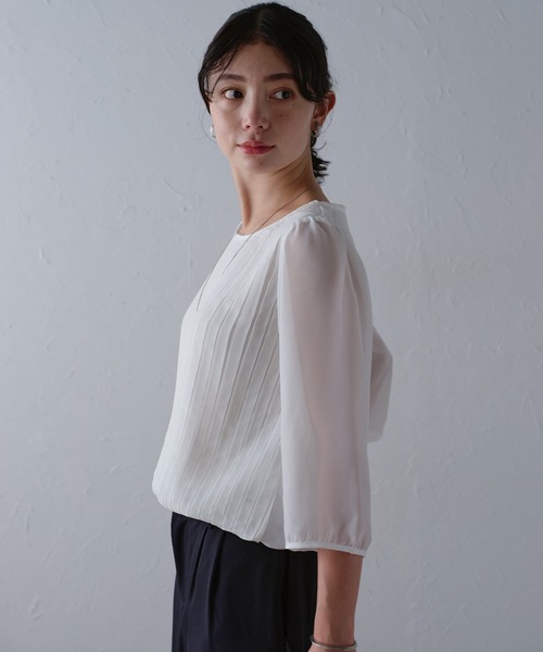 「RIRIYANO」 長袖ブラウス X-LARGE オフホワイト レディース_画像5