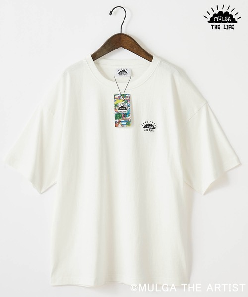 MULGA tシャツ MULGA/モルガ 別注 ビッグシルエット ロゴ刺繍