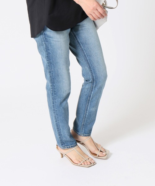 当社の パンツ デニム ジーンズ Yanuk ヤヌーク Ruth スリムテーパード デニムパンツ Ssb ジーンズ デニム カラー ブルー Reflect Com Pl