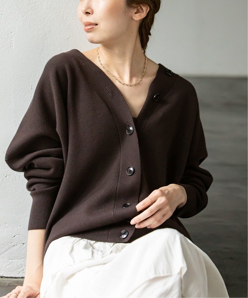 NOBLE カーディガン 「追加」Vネックドルマンカーディガン : ZOZOTOWN  