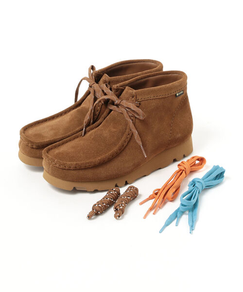 【clarks × BEAMS】美品✨ Wallabee ブーツ　24cm Clarks × BEAMS 2021年秋冬別注 Wallabee Boot GORE-TEX®︎の