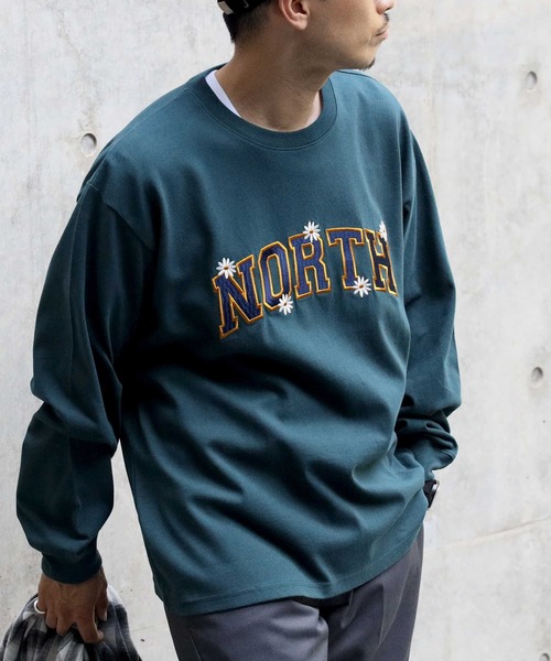 BACK NUMBER メンズ tシャツ Tシャツ 「BACK NUMBER」刺繍
