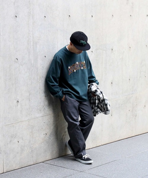 BACK NUMBER メンズ tシャツ Tシャツ 「BACK NUMBER」刺繍