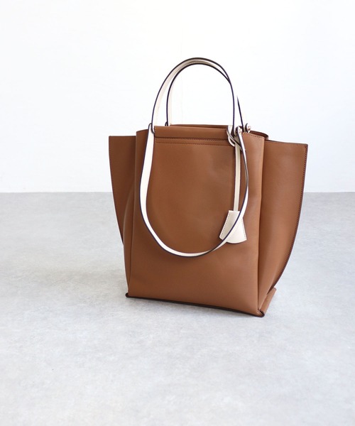 【美品】ミアン MIAN 横型A4バッグ LILY その他グレー　ドラマ使用色 ミアン MIAN 【お仕事/シーズンレス/ロングセラー】LILY / 横型