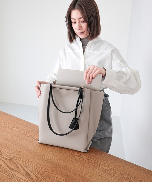 MIAN（ミアン） トートバッグ LILY / 縦型A4トートバッグ レディース