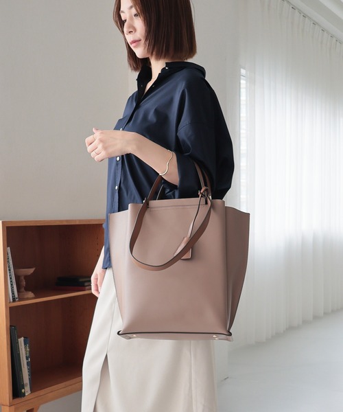 lilyPRADA トートバッグ リリー LILY リアルマインド 牛革 日本製 8号パラフィン帆布