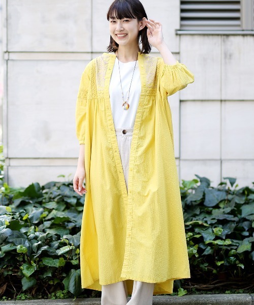 チチカカ（TITICACA） シャツワンピース エコフレンドリー コットンx