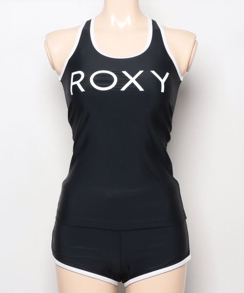roxy レディース フィットネス水着 タンクトップ 黒 L ROXY（ロキシー