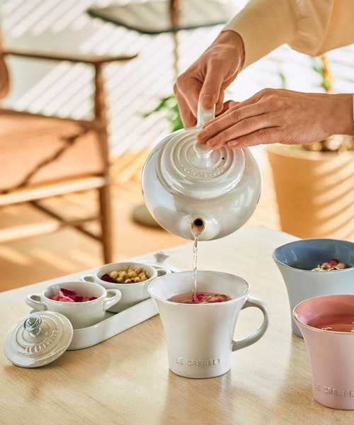 食器 プチ・ローズ ココット・セット ホワイトラスター | Le Creuset | 05