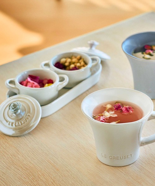 食器 プチ・ローズ ココット・セット ホワイトラスター | Le Creuset | 07