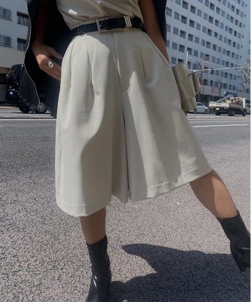 Ameri（アメリ） ハーフパンツ パンツ 短パン OTONA HALF PANTS WITH