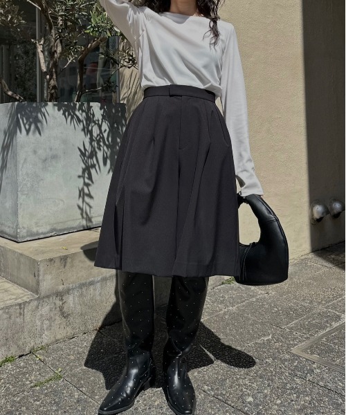 Ameri（アメリ） ハーフパンツ パンツ 短パン OTONA HALF PANTS WITH