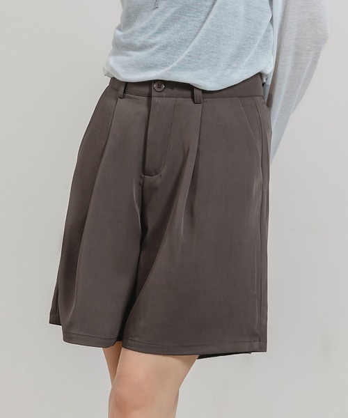 DAY CLOSET パンツ レディース フレアハーフタックパンツ