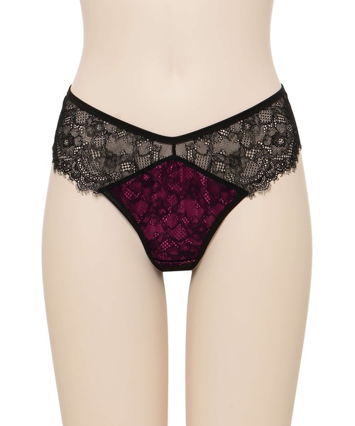 RAVIJOUR ショーツ シアーアイラッシュ バックホールTバック
