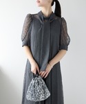 パーティードレス ドレス 「体型カバー」結婚式...の詳細画像5