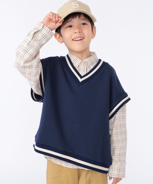 帽子 キャップ キッズ SHIPS KIDS:ワッペン ウォッシュ ツイル キャップ｜zozo｜18