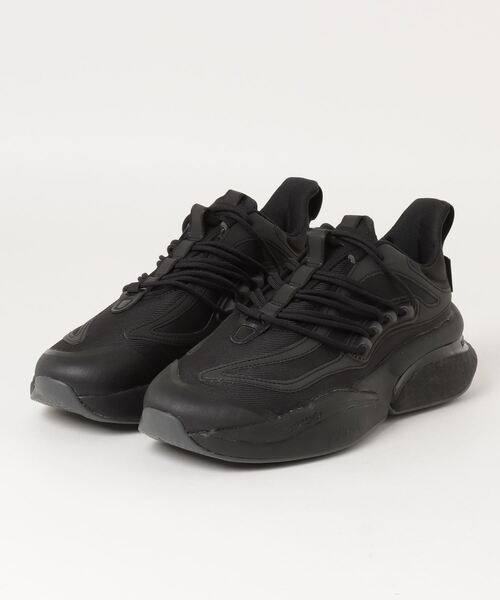 adidas　スニーカー　23cm　ディズニー　アディダス　黒　アルファブースト 国内販売中】ミッキー・マウス × アディダス アルファブースト