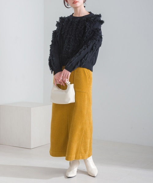 Bou Jeloud（ブージュルード） ニット セーター ボリュームフリンジ