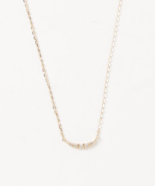 NOJESS ネックレス K18ダイヤモンドネックレス レディース