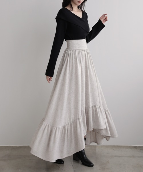 スカート ツイード裾フレアスカート : ZOZOTOWN Yahoo!店 - 通販