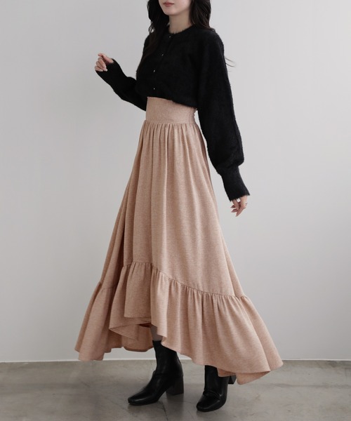 スカート ツイード裾フレアスカート : ZOZOTOWN Yahoo!店 - 通販