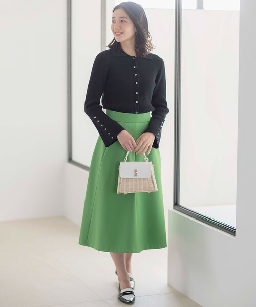 組曲（KUMIKYOKU） スカート 「洗える・シワになりにくい」GEMINI