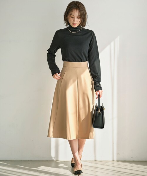 組曲（KUMIKYOKU） スカート 「洗える・シワになりにくい」GEMINI