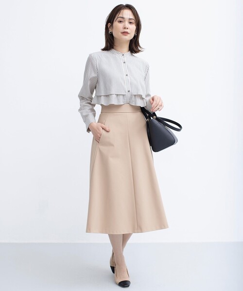 組曲（KUMIKYOKU） スカート 「洗える・シワになりにくい」GEMINI