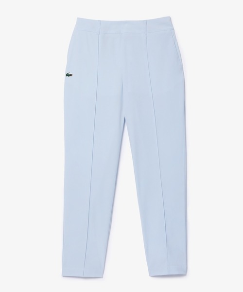 チノパン UPF30+ UVカット センタークリース ストレッチテーパードスリムパンツ / ゴルフパンツ レディースの画像