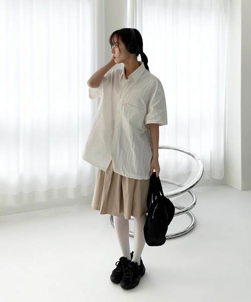 FOLLOWIN（フォロウィン） ブラウス シャツ 「UNISEX」 ナイロン