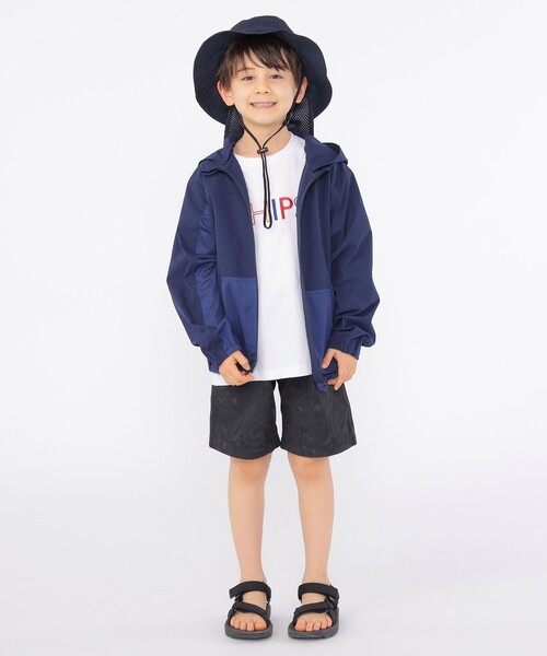 SHIPS KIDS 虫除け(インセクトシールド) UVカット パーカー SHIPS（シップス） コート アウター SHIPS KIDS:100〜150cm /「虫除け