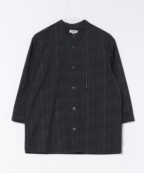 renoma HOMME シャツ 「軽量 サッカー」レノマ オム ヘリンボン