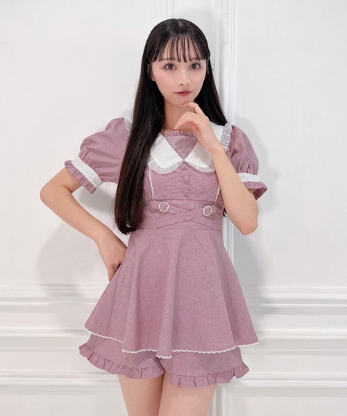 Honey Cinnamon セットアップ セーラーフリルセットアップ