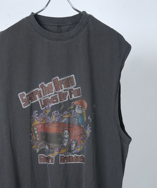 Anytime Songs（エニータイムソングス） tシャツ 26SS ピグメント加工