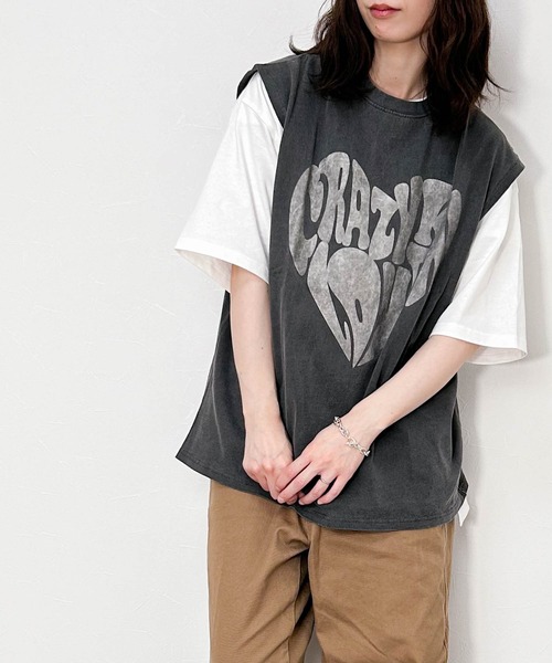 Anytime Songs（エニータイムソングス） tシャツ 26SS ピグメント加工
