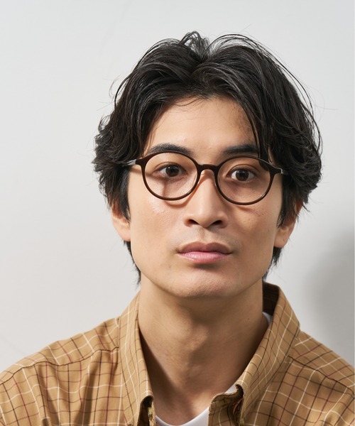 Zoff 伊達メガネ メガネ 眼鏡 「WEB限定」ラウンド型 メガネ