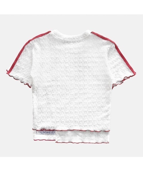 tシャツ 「HOLY NUMBER 7」07 Wave Crop T-shirt レディース HOLY NUMBER 7 tシャツ 「HOLY 7」07 Wave Crop T-shirt
