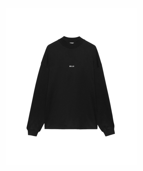 MSGMロング丈Tシャツ NEW】MSGM ブラッシュロゴ ロングスリーブTシャツ（Tシャツ/カットソー