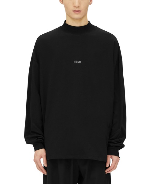 MSGMロング丈Tシャツ MSGM（エムエスジーエム） tシャツ MIRROR EFFECT ロングスリーブT