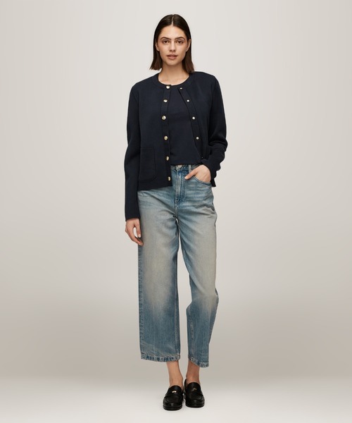 TOMMY HILFIGER カーディガン リバーシブルカーディガン レディース