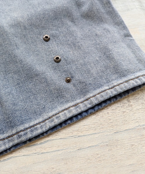 00s adidas wide denim leather pants y2k - メルカリ